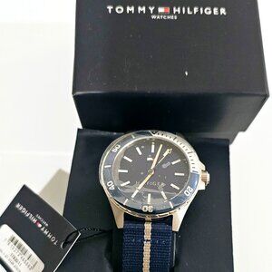 Tommy Hilfiger Mens Analogue 1792011 Blue Watch Logan